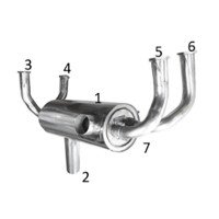 Cessna Crossover Exhaust System
