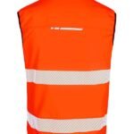 BEESWIFT BSD31OR DELTIC HI-VIS ORANGE GILET