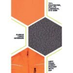 BEESWIFT BSD31OR DELTIC HI-VIS ORANGE GILET