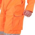 BEESWIFT RSC RAILSPEC HI-VIS ORANGE COVERALL