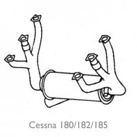 Cessna 180/182/185 Exhaust System